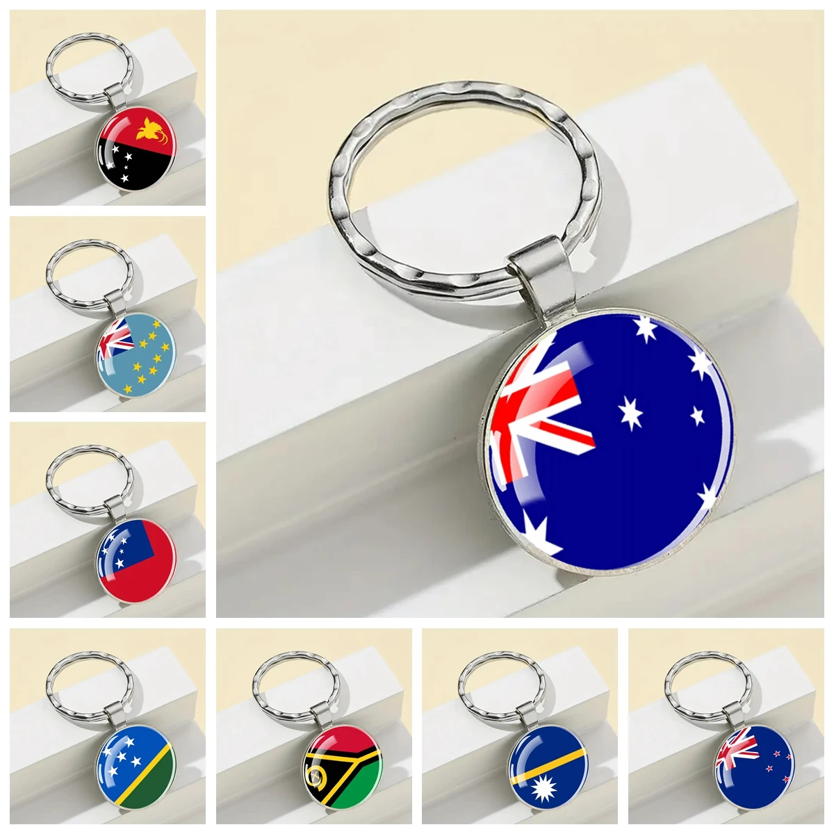 Brelok z flagą Australii Australia Nowa Zelandia Samoa Nauru Vanuatu Breloczek z flagą Patriot Gift