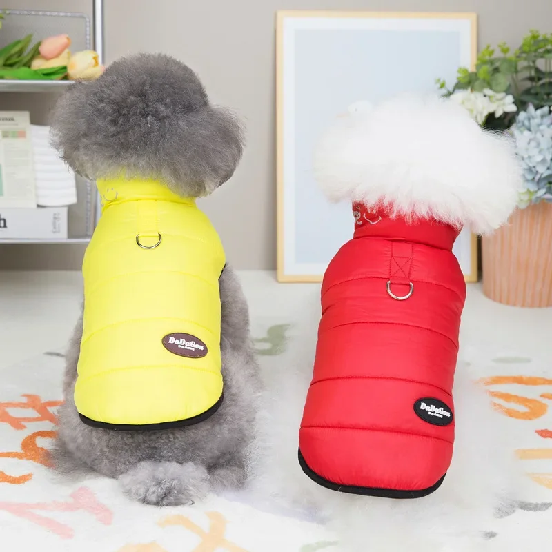 2023 Dog New Autumn and Winter Warm Five-color Space Suit Teddy Casual Two-legged Cotton Coat Pet Clothes Wholesale