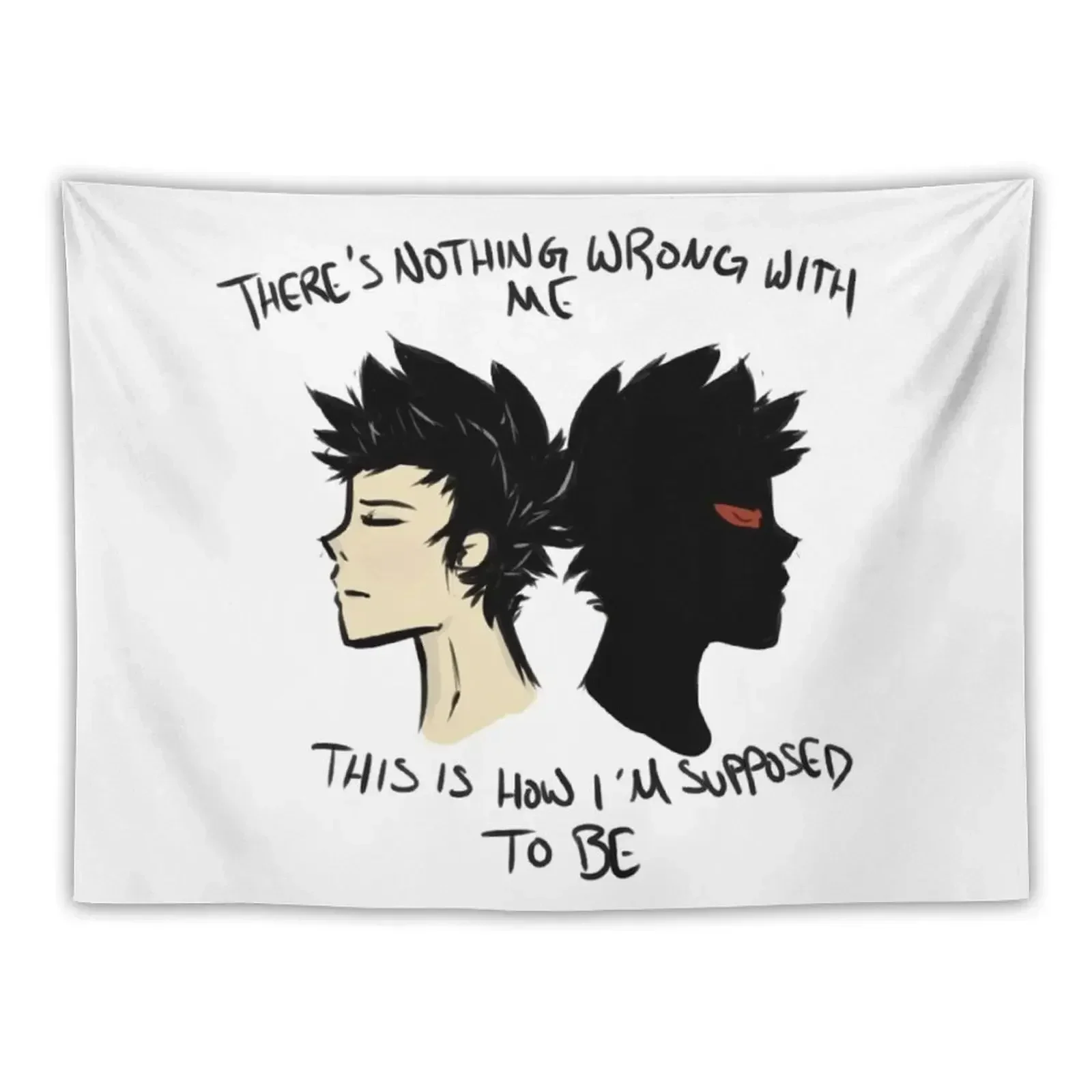 

There's Nothing Wrong With Me Tapestry Room Decoration Aesthetic Wall Tapestries Tapestry