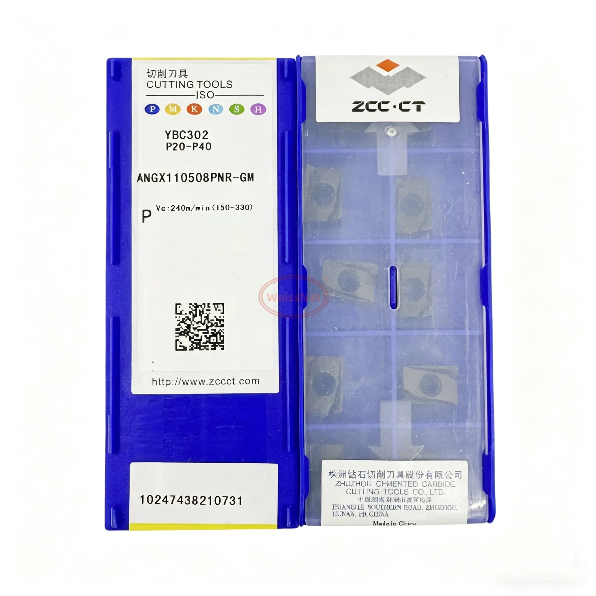 

Твердосплавные фрезерные пластины ZCC.CT ANGX110508PNR/ ANGX150608PNR-GM YBC302