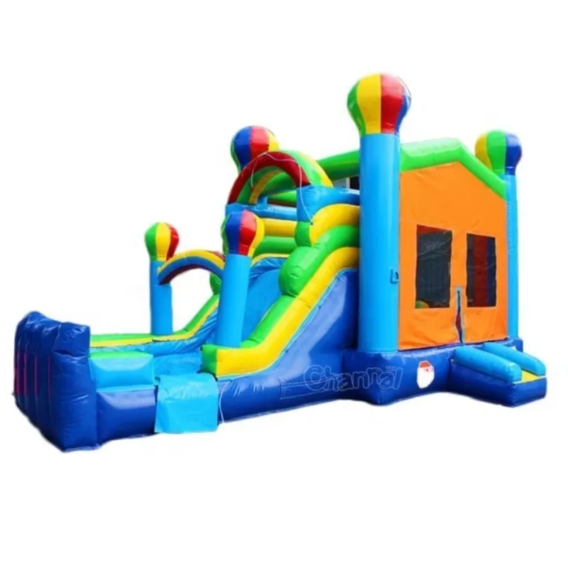 2026 Commercial Outdoor Balloon Inflatable Bouncer Slide Castle Slide Inflatable Combo