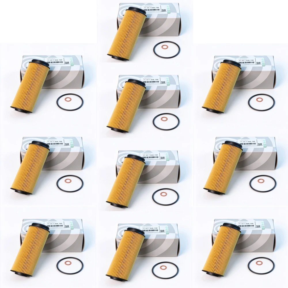 10pcs Oil Filter 11427826799 11428583898 Fit For bmw 140 240 340 440 540 640 740 B58 X3 X4 X5 X6 X7 F20 F21 F22 F23 F30 F31 F32