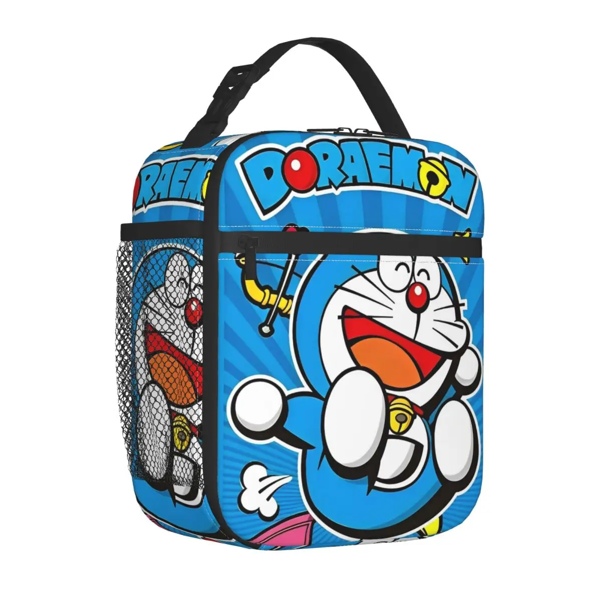 D-Doraemons Anime Insulated Lunch Bag Thermal Bag Reusable Meal Container Portable Tote Lunch Box Men Women Office Outdoor