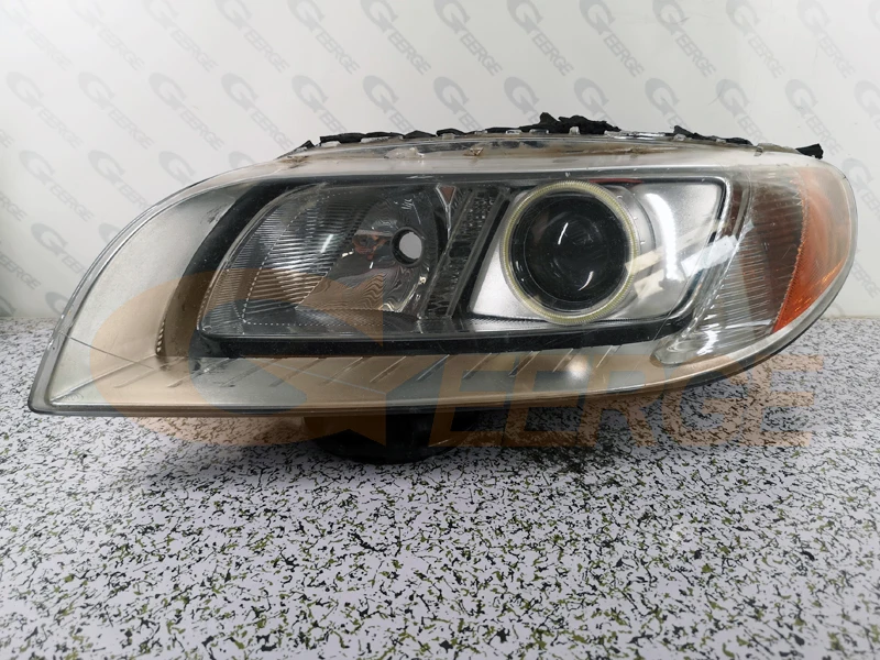 For Volvo S80 V70 XC70 2007 - 2016 Excellent Ultra Bright COB Led Angel Eyes Kit Halo Rings Day Light