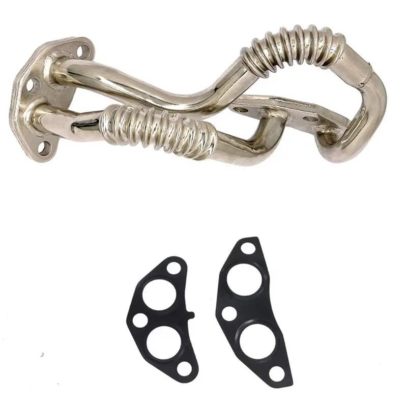 For Toyota Highlander Sienna 3.5L 2008-2016 Engine Oil Cooler Line Hose Lower Pipe W/Gaskets 15767-31010 15767-31020