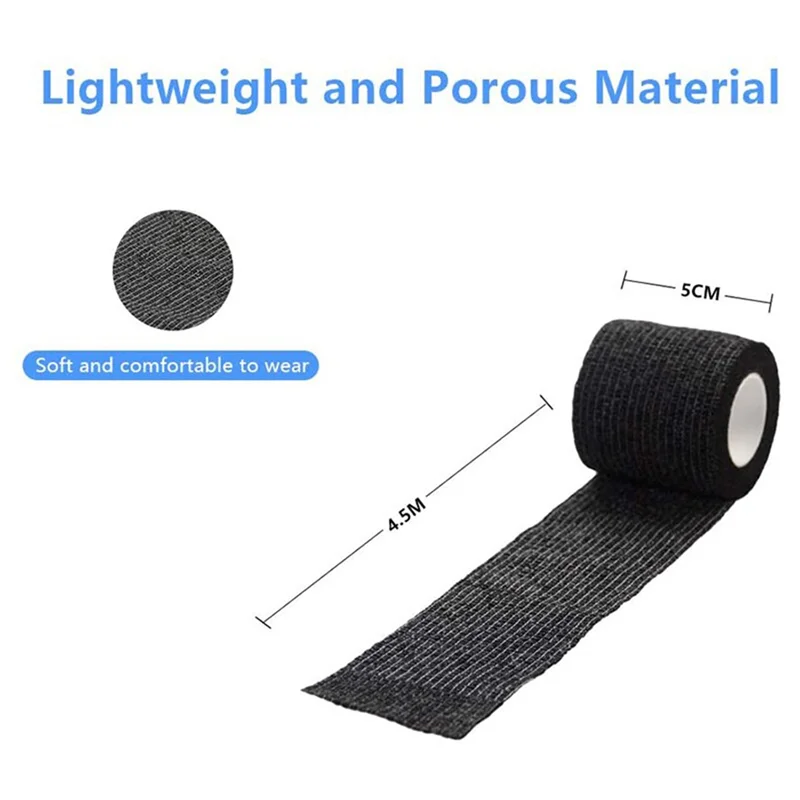 ABGN 6 шт. самоклеящаяся повязка, фиксирующая повязка, повязка для животных, разрывающая вручную водонепроницаемая эластичная повязка для домашних животных 5 см х 4,5 м