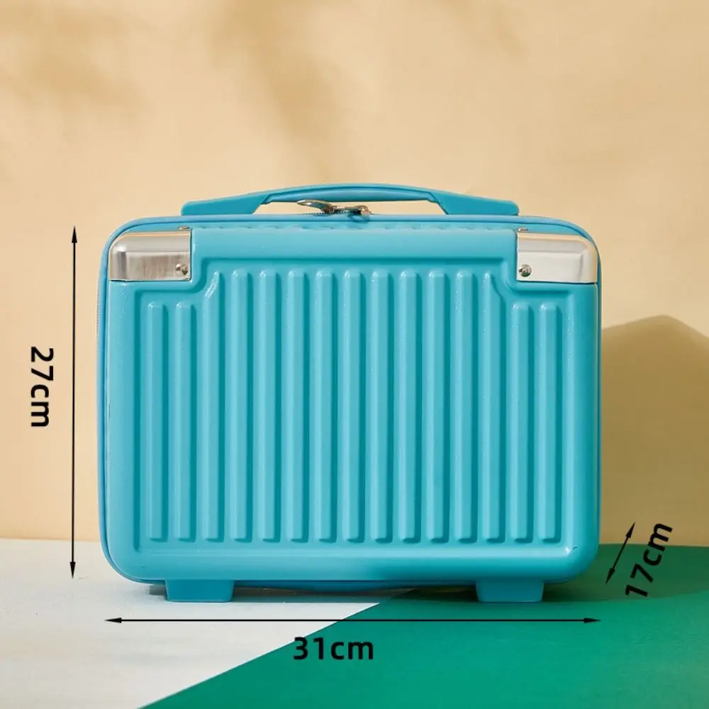 14 inch Light Mini Travel Hand Suitcase Cosmetic Box Waterproof Hand Luggage Organizer Makeup Case Small Boarding Case New 2024