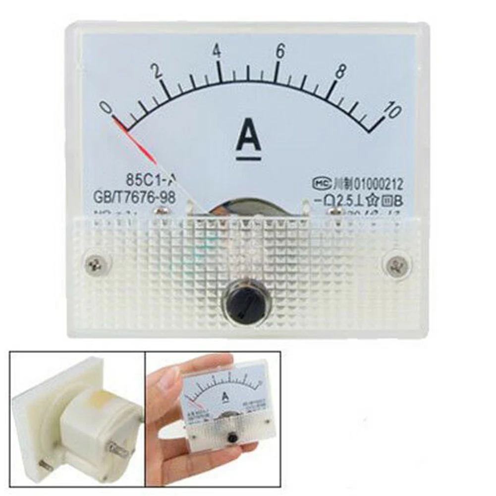 Analog Voltage Panel Meter 0-5 50A DC 0-30V 50V GB T7676-98 Rectangle Test AMP Meter Voltmeter Ammeter Current