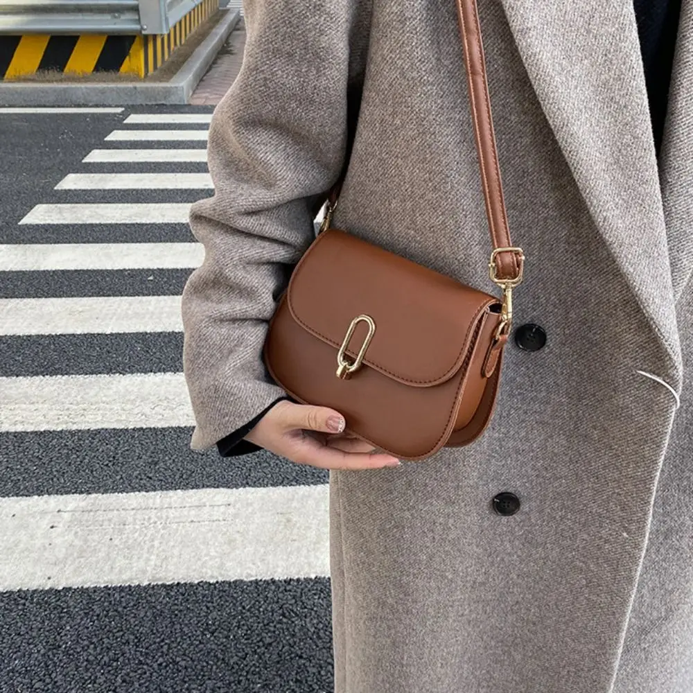 

Portable PU Leather Crossbody Shoulder Bag Trendy Lightweight Small Square Bag Fashion Casual Female Wallet Purse Student