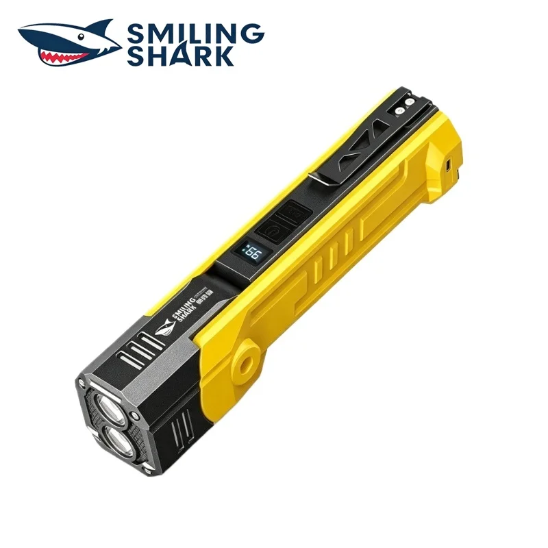 SMILING SHARK Magnetic LED Work Light Hangable Design Rotatable Lamp Head  Workshop Emergency Lighting GZ‑5106