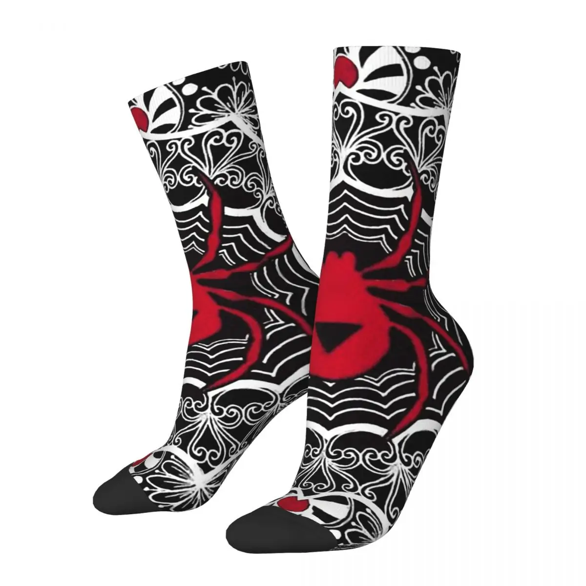 Funny Happy Sock for Men The Spider Arachne Vintage Ancient Greek Mythology Breathable Pattern Printed Crew Sock Novelty Gift