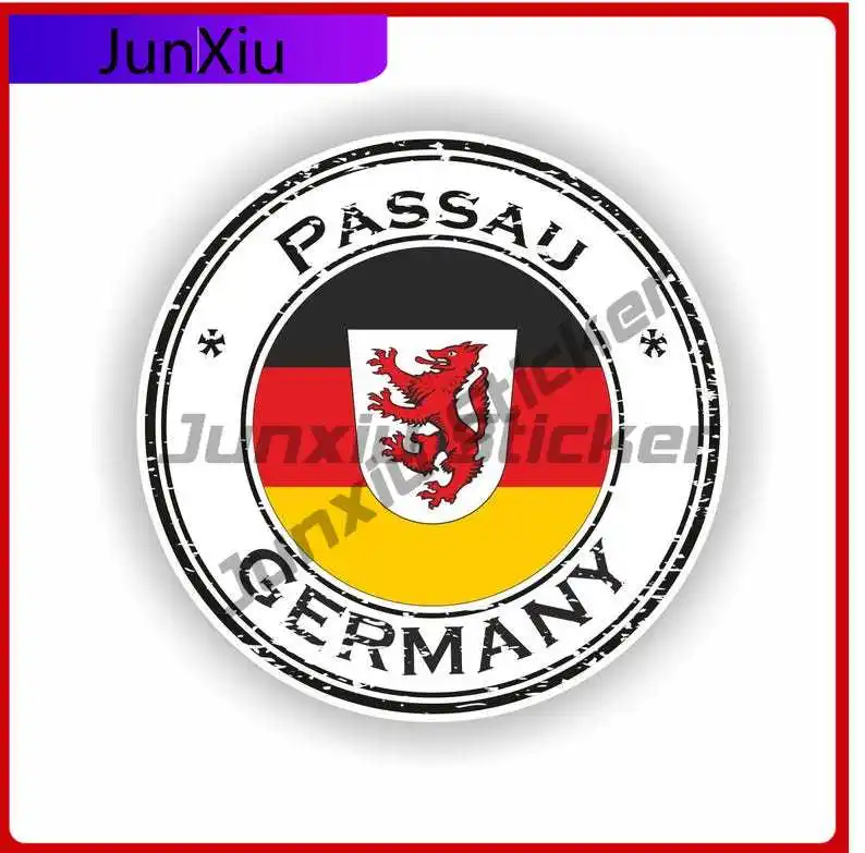 

Passau Germany Coat of Arms Creative Laptop Bumper Anti UV Vehicle Decor Vinyl Decal For Car Truck SUV Window Bumper Laptop