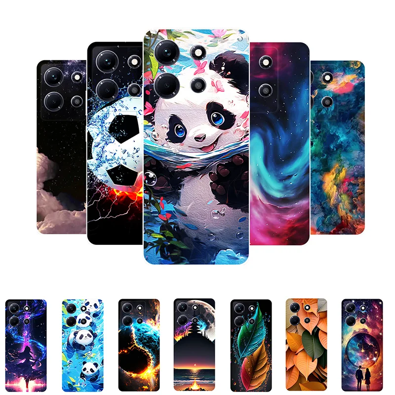 Case For Infinix Note 30 VIP X6710 Cute Panda Shockproof Silicone Cover For Infinix Note 30 VIP Bumper Note30VIP Coque Fundas