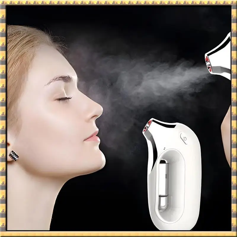 

Hot Sale Facial Hydrating Device Electric High Pressure Nano Sprayer Portable Mini Oxygen Cylinder Red