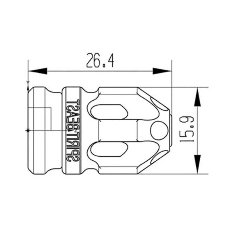 2 Pieces Motorcycle Vacuum Tire Valve Core Cap / Air Nozzle Cap Universal  Tire Air Valve Cover Is Applicable