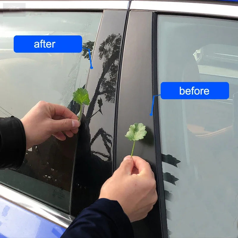 

TPU Transparent Protective Film Exterior Windows BC Center Pillar For Ford Mustang Mach-E Trim Strip Car Sticker Car Accessories
