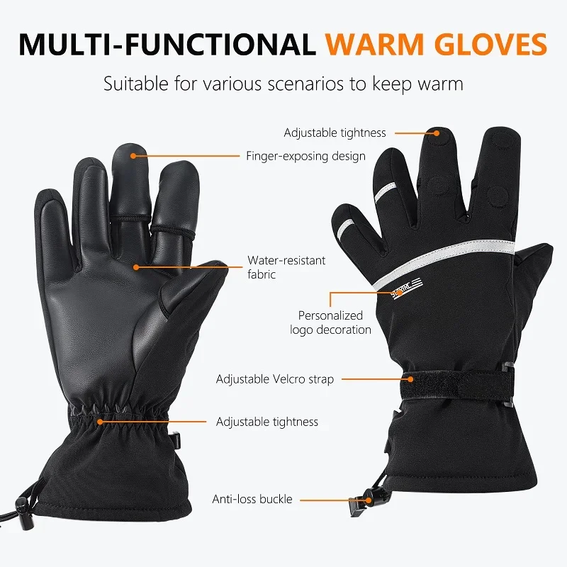 Winter Photography Gloves Warm Pilot Gloves V2 For DJI Air 3S/2S/Mini 4 Pro/Neo/Avata 2/Mavic 3 Pro/Mini 3 Drone Flight Gloves