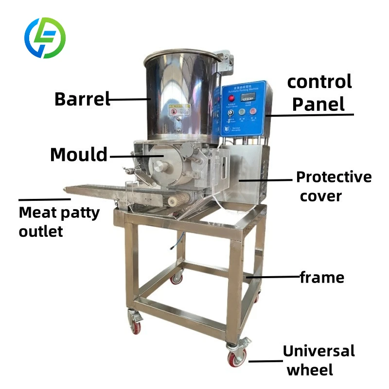 FL Customized Hamburger Patty Forming Machine Automatic Burger Patty Maker Commercial Meat Patty Forming Device