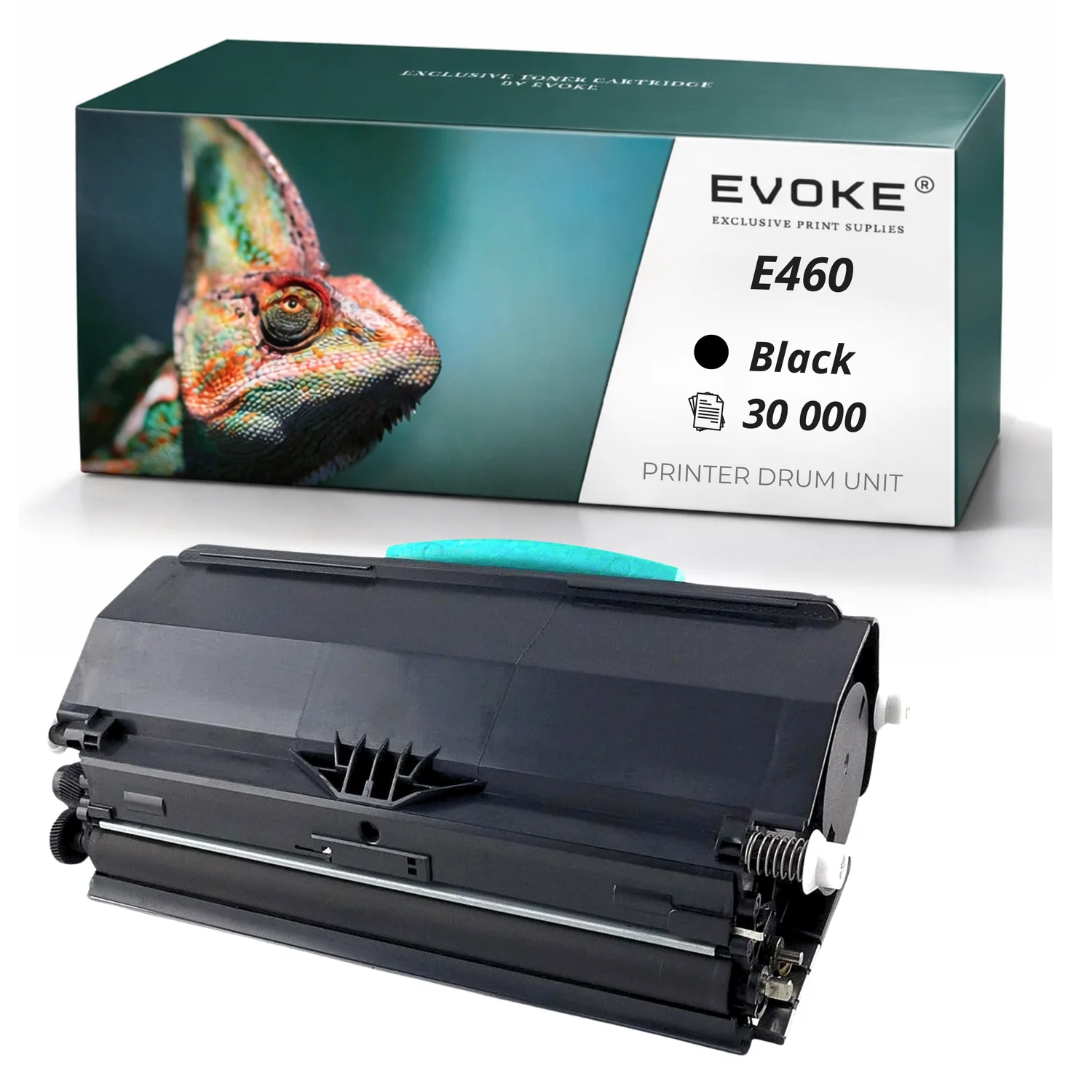 Evoke Compatibele Drum voor Lexmark E260 E460 Zwart 30000 Pagina's E260 E360 E460 E464 X264 X464 X466