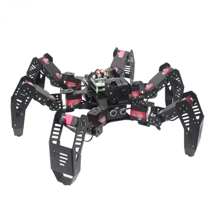 18DOF Hexapod Spider with 2DOF PTZ Main Board for Raspberry Pi  2G Finished Industrial Heavy Load CE High Precision Durable