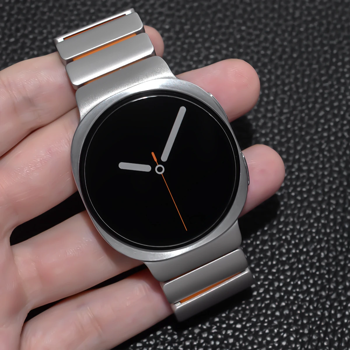 Titanium Silicone Strap for Samsung Galaxy Watch 8 9 40/44mm Classic 46mm Metal Band for Galaxy Watch Ultra Bracelet Accessories