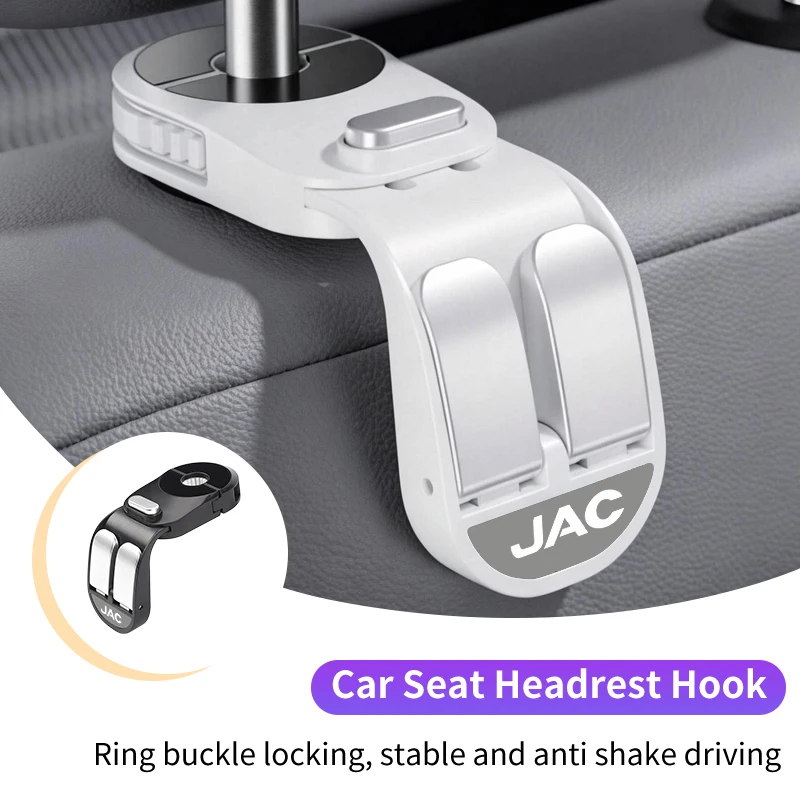 

Car Retractable Double Hook Seat Back Storage Hanger Organizer Auto Accessories For JAC Refine J3 J4 J7 JS3 JS4 KR1 S2 S3 S4 S5