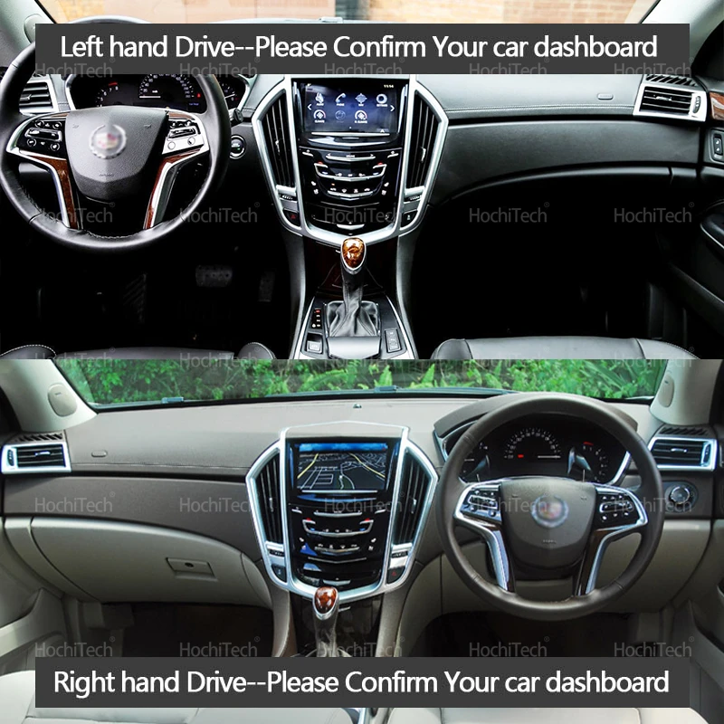 For Cadillac SRX 2010 2011 2012 2013 2014 2015 2016 Inner Suede Leather Dashboard Cover Dash Mat Carpet Cape Cushion Dashmat Pad