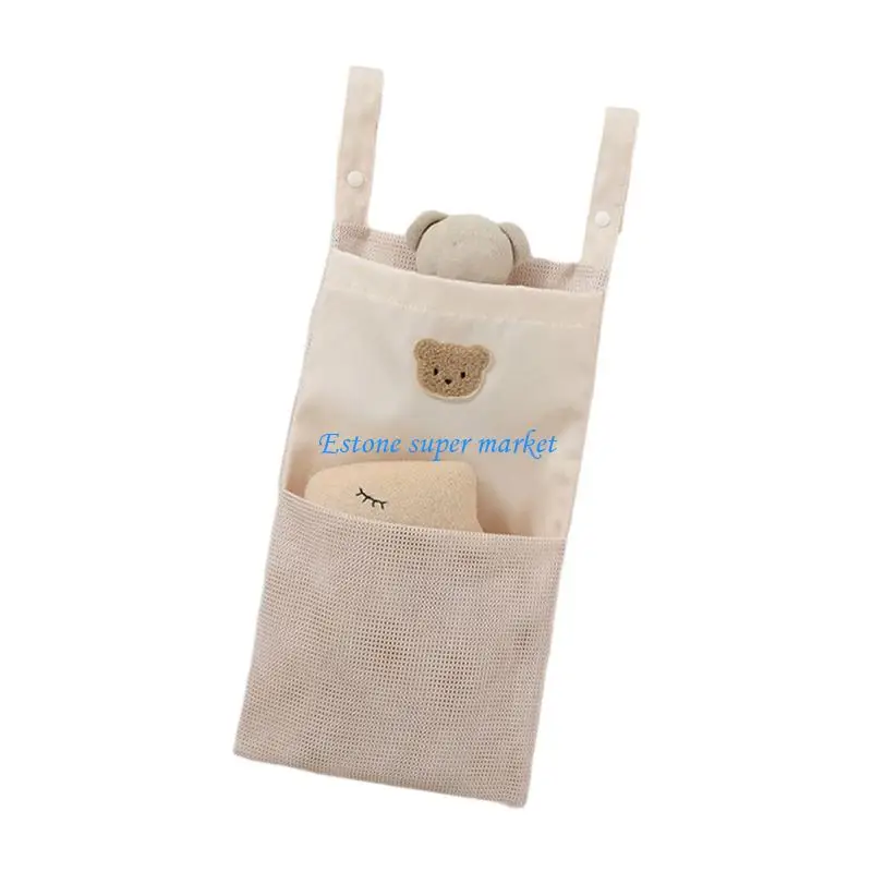 090B Lightweight Baby Crib Bag with Strong Hook Multiple Compartment Design Travel Friendly Bag for Diapers Bottles