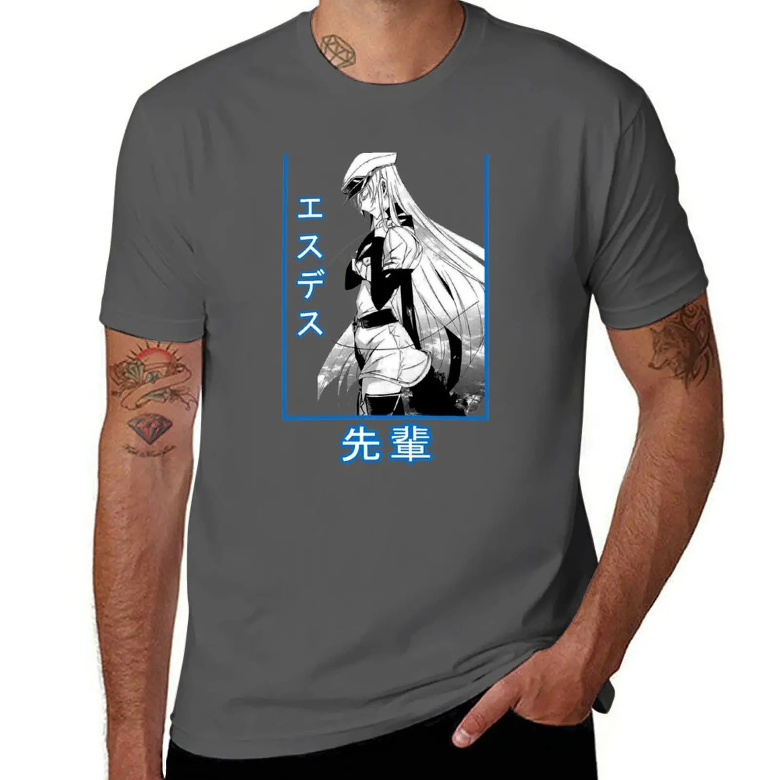 Esdeath T-Shirt Large Size Casual Tee Shirt