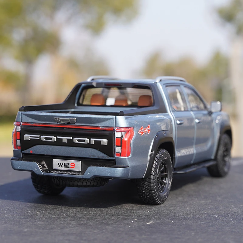 1:18 Original Factory, Foton Mars 9 Pickup FOTON SUV Off-road Vehicle Pickup Alloy Simulation Car Model view 3