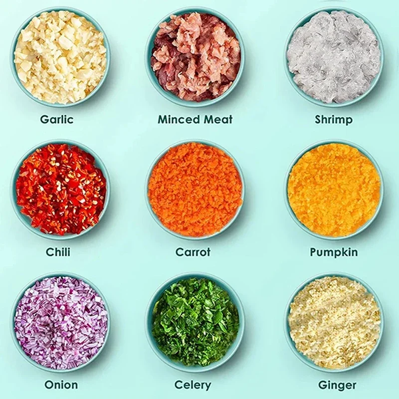 New250ml multifuncional máquina de cozinhar automático moedor carne doméstico bebê alimentos suplementares mexendo alho picado