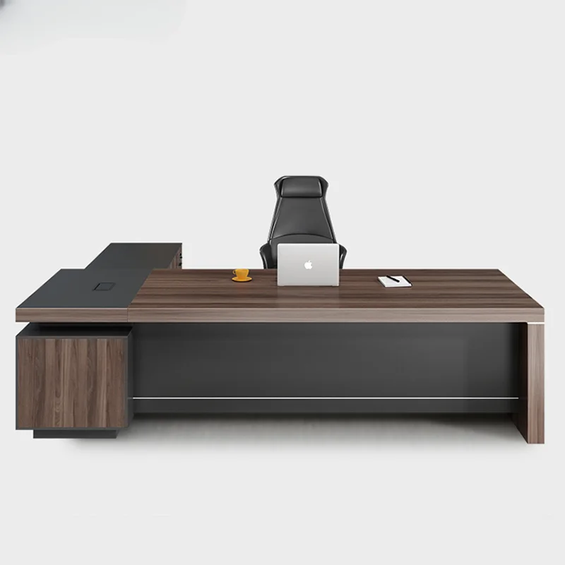 Luxury Modern Office Furniture Desk Computer Executive Desks Boss L Shaped Manager CEO Office Desk