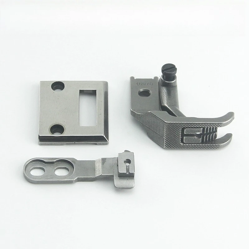 Golden Wheel 335 Small-Hook High-Arm Topstitching Set: Grooved Plate, Feed Dog & Twin Presser Foot (Industrial Parts)
