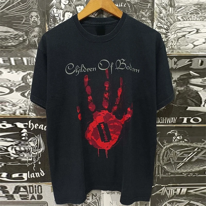Children of Bodom Sons of Hakata Heavy Metal Band Short Sleeve T-Shirt Vibe Atmosphere Half Sleeve