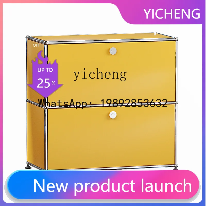 

H1 Mid-Ancient Stainless Steel Chest of Drawers Storage TV Cabinet Simple Modern Sideboard Cabinet