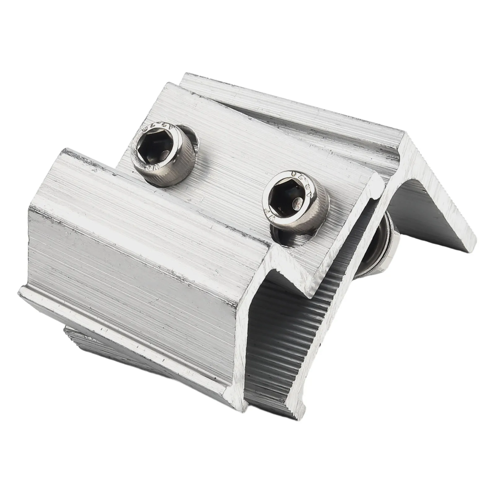Robust Design Solar Panel Clamp Kits Set of 4 Heavy Duty Aluminum Alloy Fixed Clips Perfectly Suited for Easy Application
