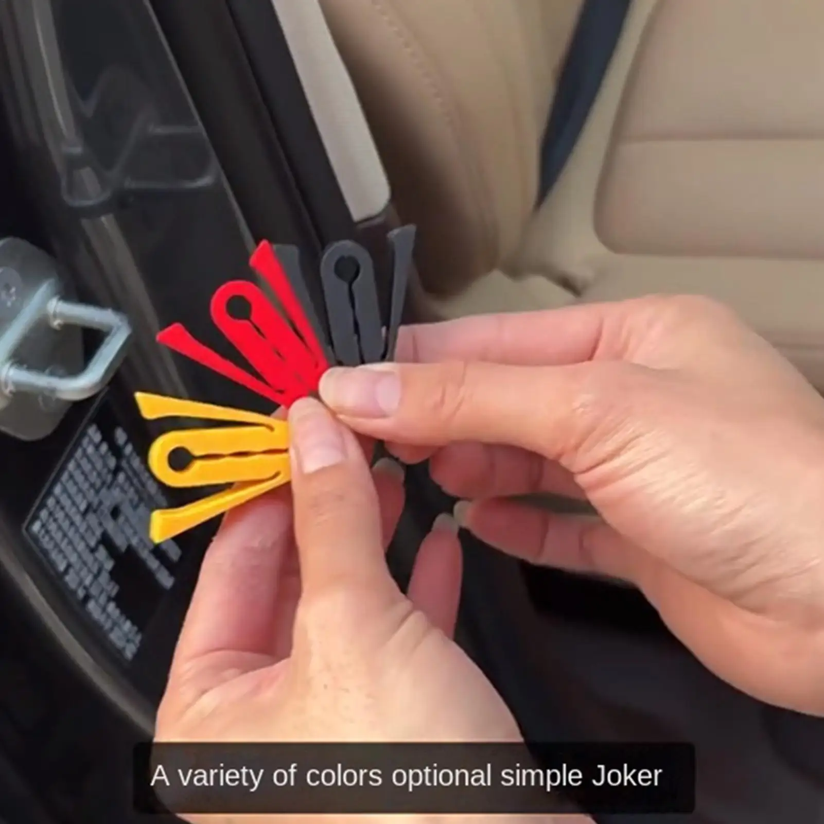 4PCS Car Door Latch Cover Kit Adhesive Anti-Rattle Protector for Truck SUV Sedan, Noise Reduction & Wear Protection