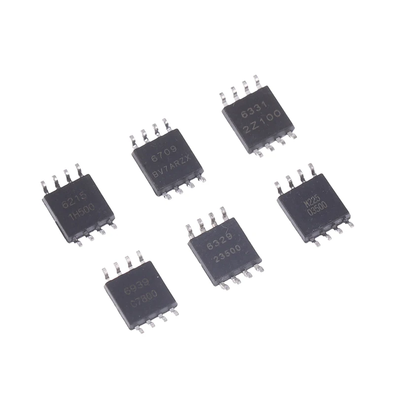 Outil de puce IC de mémoire flash, W25Q80DVSIG Q16JVSSIQ Q32JVSIQ Q64JVSQ QogeneFVSSIG, 5 pièces