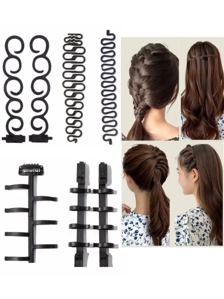 5style français tresse outil de coiffure paresseux bricolage coiffure Braider Easyuse magique arête de poisson tresse outils accès au coiffage pour tous les Types de cheveux