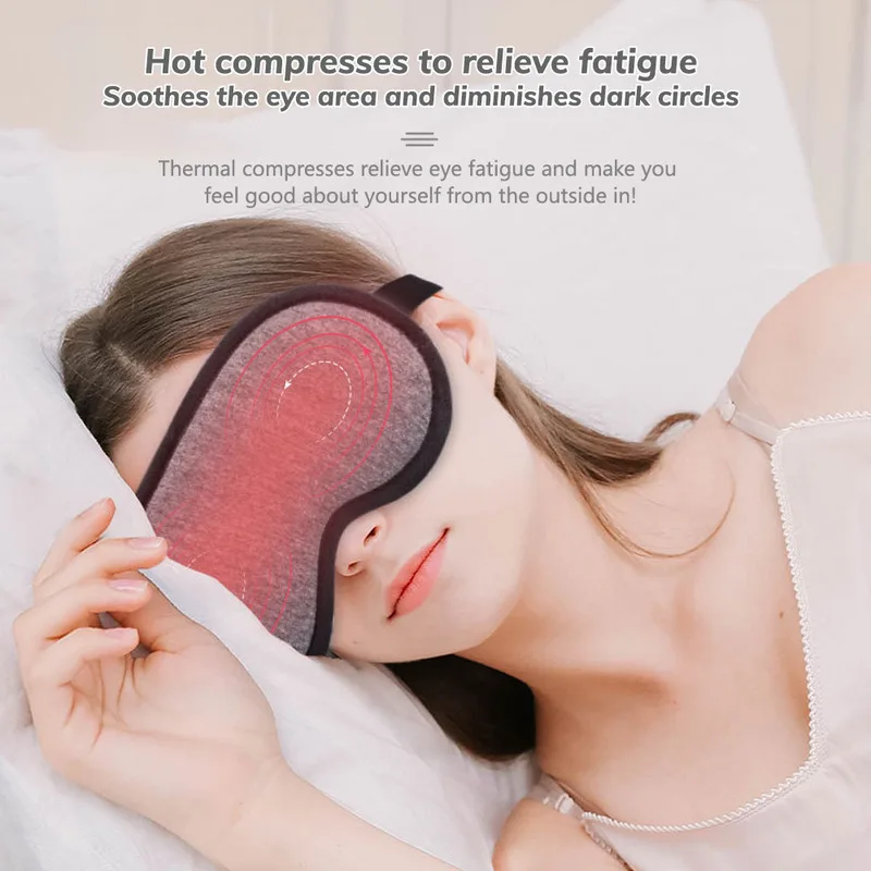 Eye Massager Hot Compress Steam Mask Protection Device Intelligent Eye Mask Timing Sleeping Eyeshade For Fatigue Relief