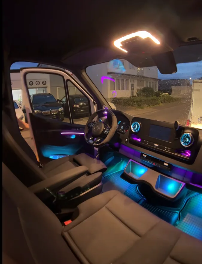 Mercedes-Benz ventilation decoration accessories out of trend interior ambient lighting