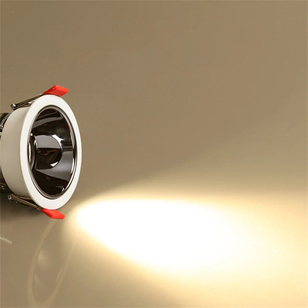 Imagem -05 - Dimmable Embutido Anti-reflexo Cob Downlights Luzes Led Spot de Teto Lâmpadas de Fundo Iluminação Interior 5w 7w 9w 12w 15w 18w 24w