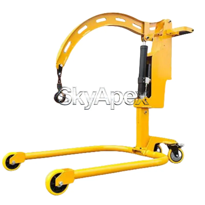 

Portable Mini Electric Hoist Mobile Jib Crane Vehicle Mounted Lifting Machine Household Small Cantilever Crane For Cargo Lifting