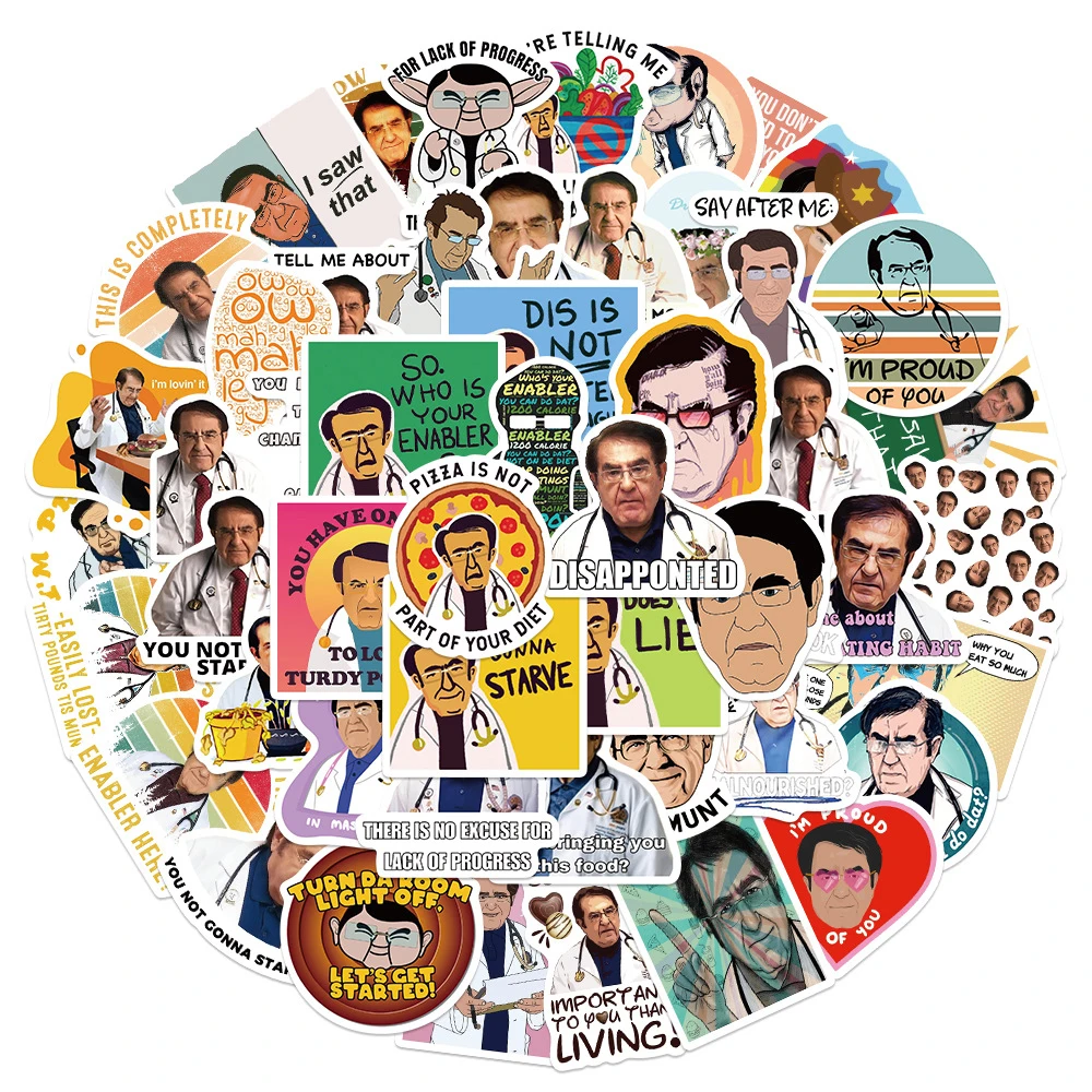 10/30/50pcs Cartoon Weight Los - Heavy Equipment Stickers recension och pris