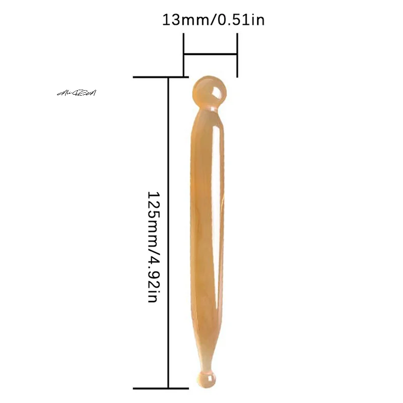 1Pc Natural Jade Gua Sha Stone Facial Massage Tool Acupoint Pen Chinese Medicine Beauty Guasha Lifting & Relaxing Skin Care view 6