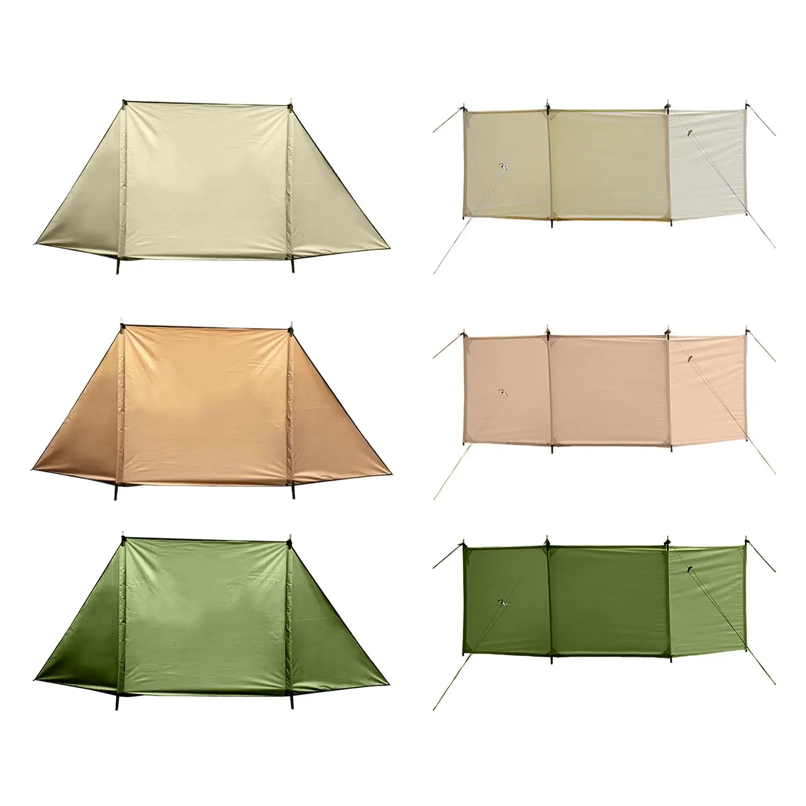 Outdoor Wind, Camp Stove Windscreen, Privacy Screen for BBQ Garden