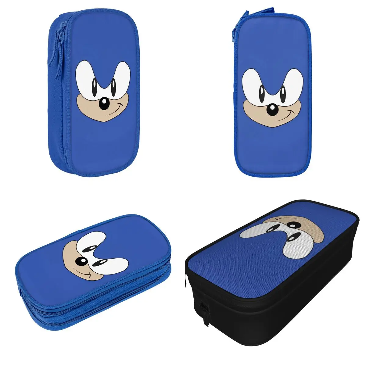 Новые пеналы Soniced Face, пеналы с героями мультфильмов, ручка для студентов, большая сумка для хранения, школьные принадлежности, подарки, канцелярские принадлежности
