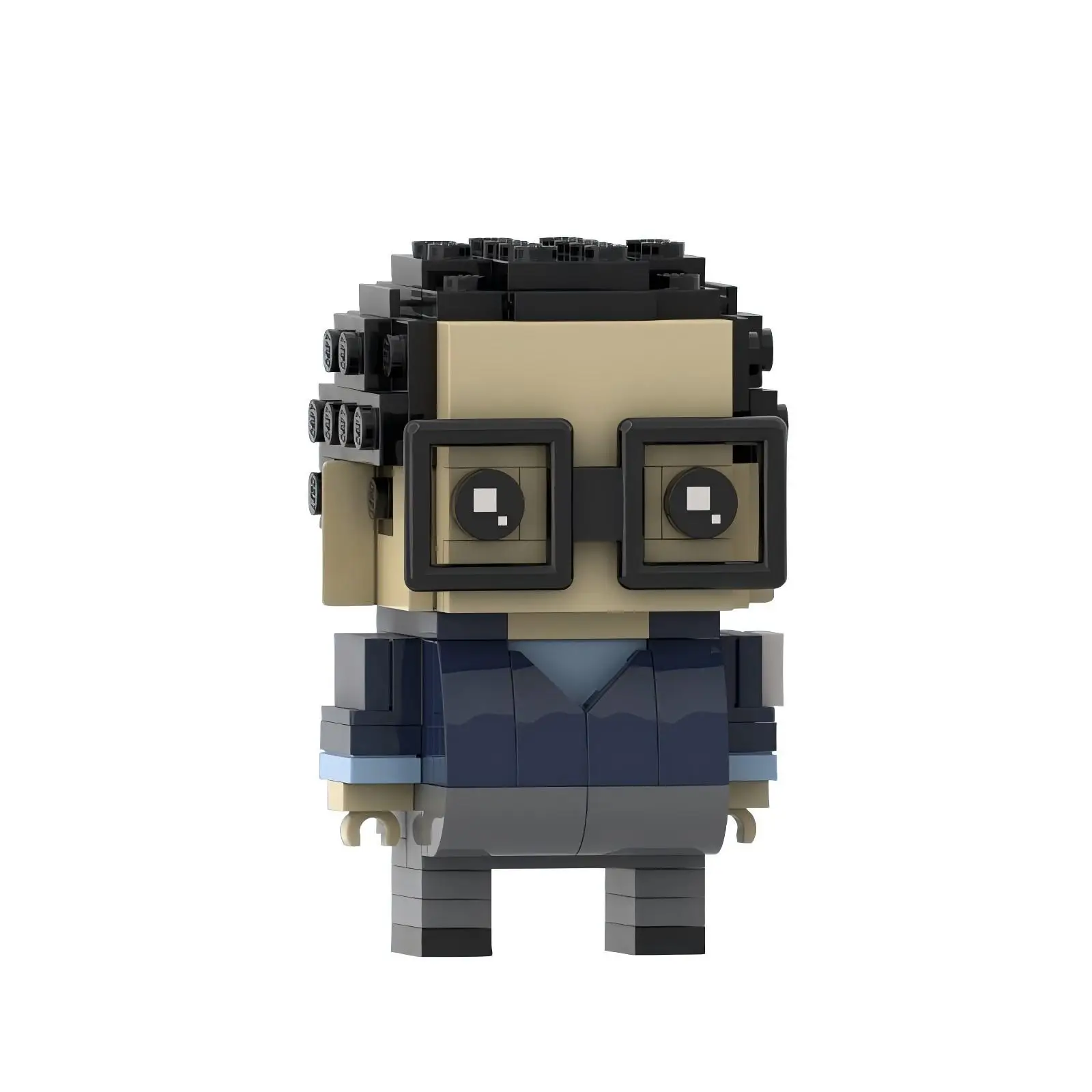 Creative Sitcom TV Character Brickheadz Building Block MOC Song Fei True Story Cartoon Doll Model Adult Collectible Toys Gift