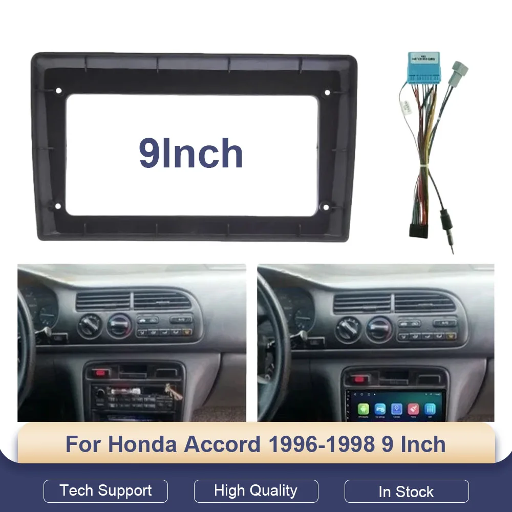 

Для Honda Accord 1996-1998 9-дюймовый Android-радиоприемник с коробкой Canbus, комплект приборной панели для бесшовной установки