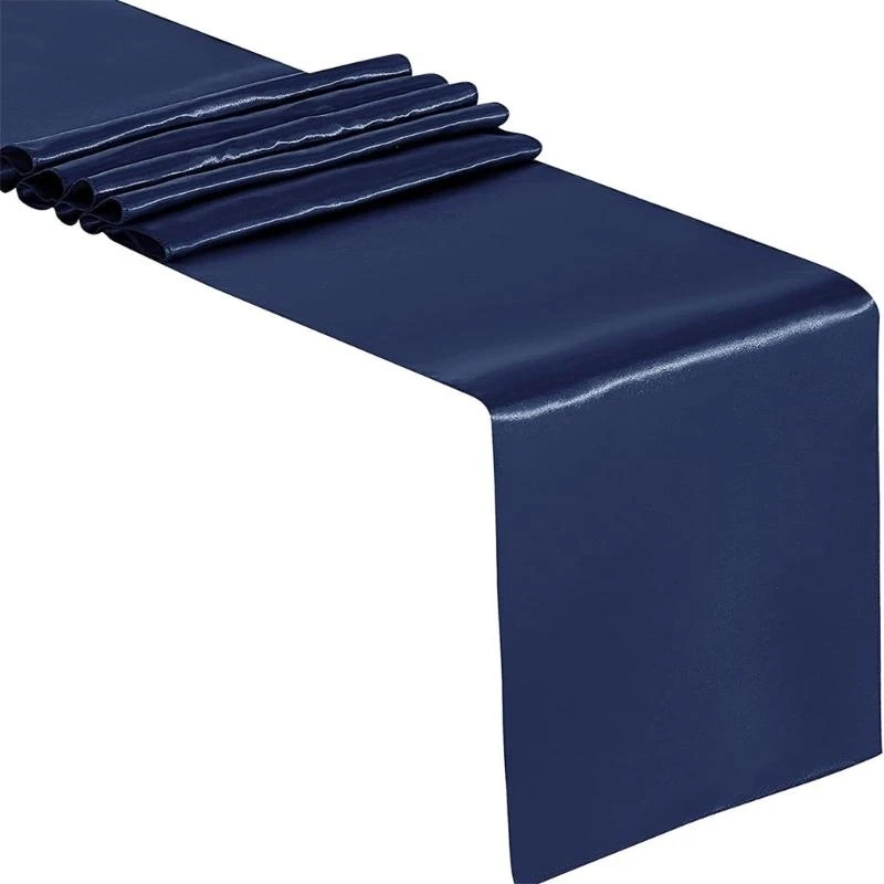 C4DF Color Satins Table Cloth Runner for Grand Graduation Ceremony Decoration